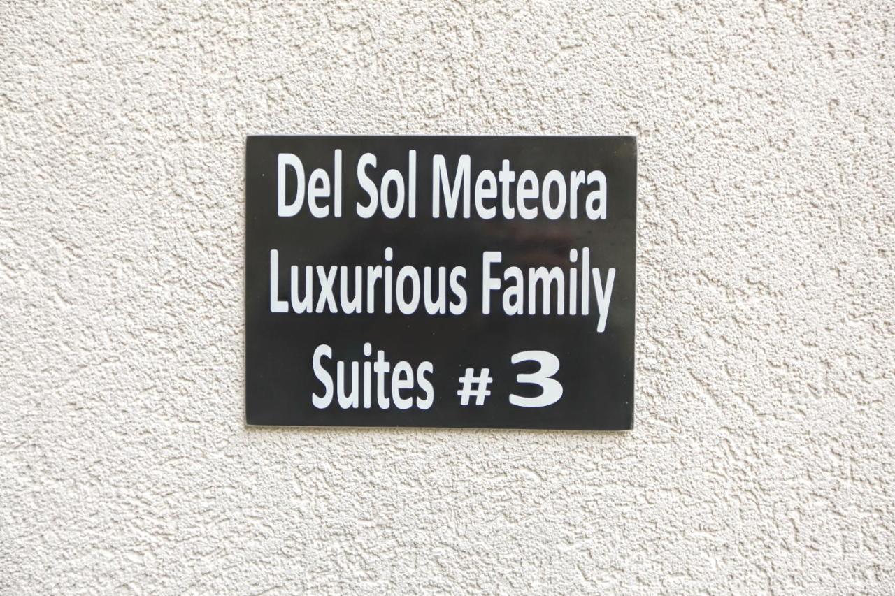 Del Sol #3 Meteora Luxurious Family Suites Kalampáka Eksteriør bilde