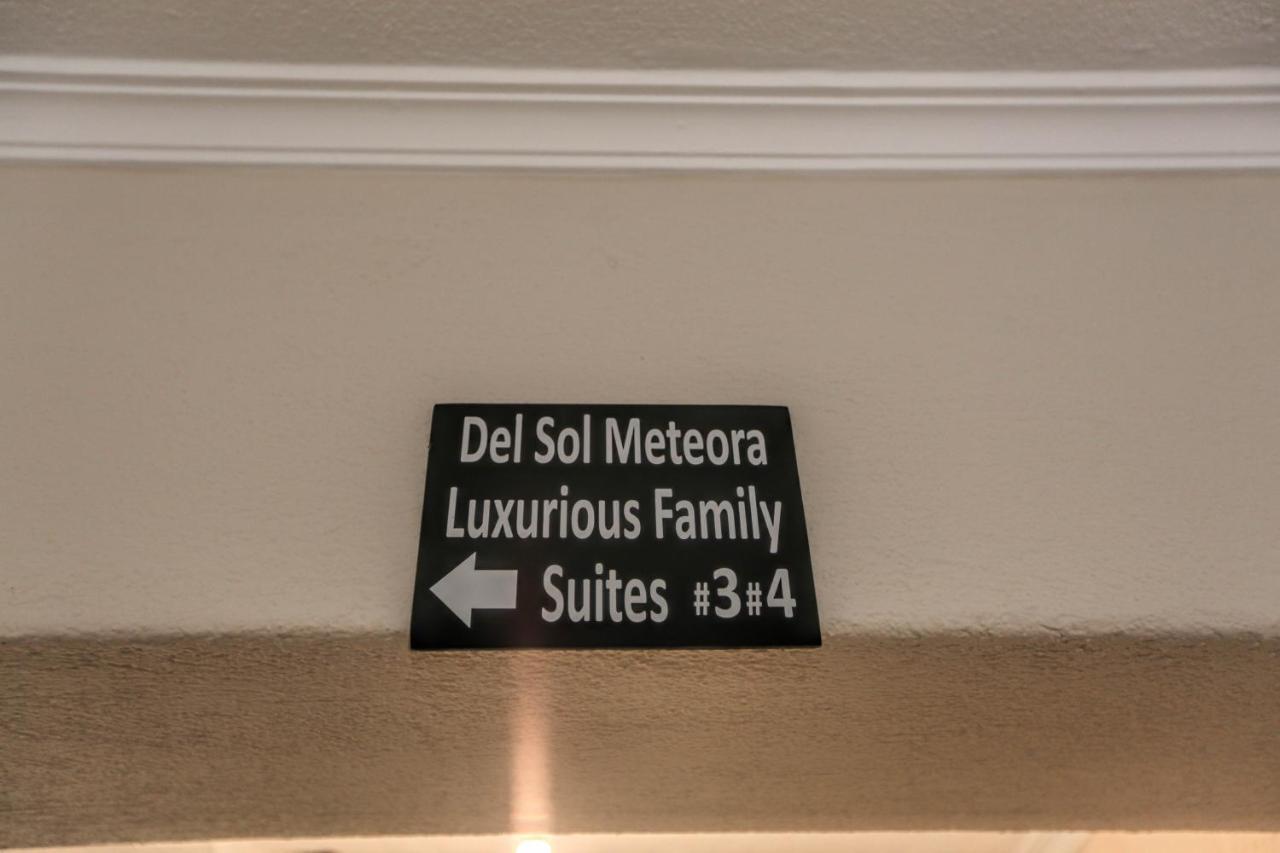 Del Sol #3 Meteora Luxurious Family Suites Kalampáka Eksteriør bilde